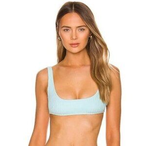 New Matthew Bruch Anna Bikini Top Womens 1 XS Aqua Swim